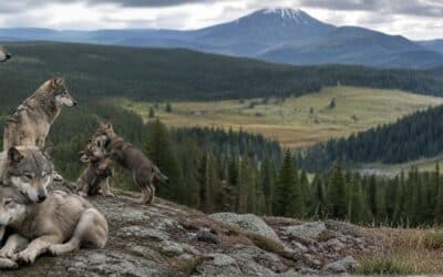 The Wolf Family on Vacation